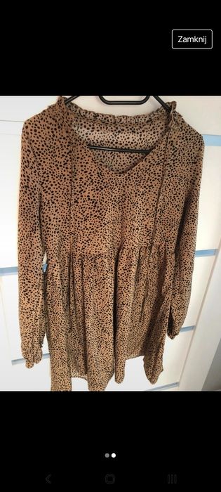 Sukienka Shein beżowa