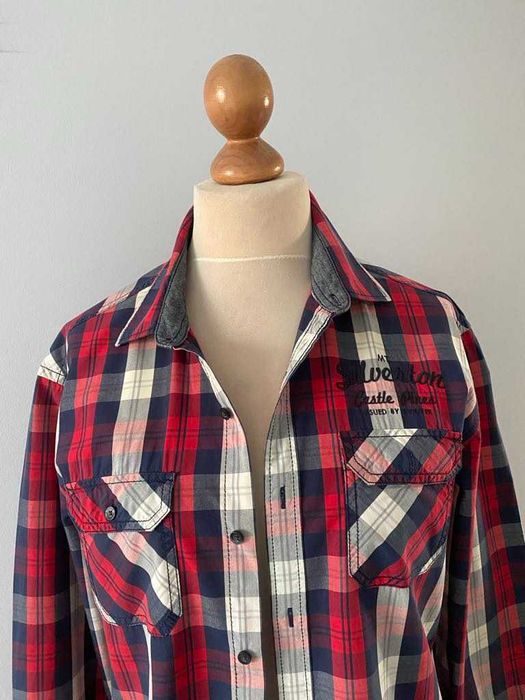 Koszula męska s.Oliver w kratkę regular fit