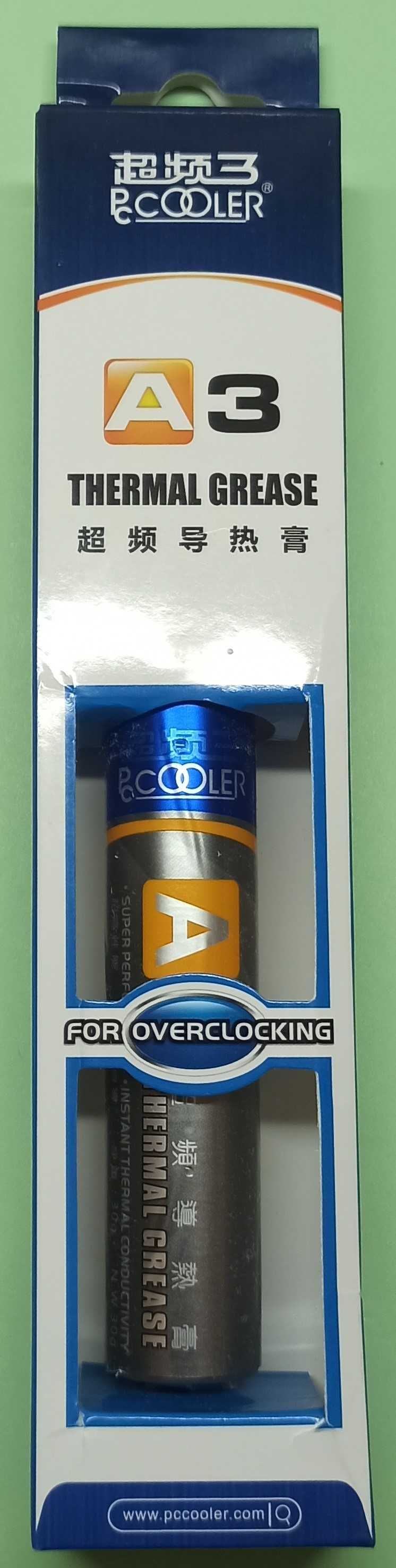 Термопаста PCCooler A3 30g шприц для процесорів, відеоадаптерів