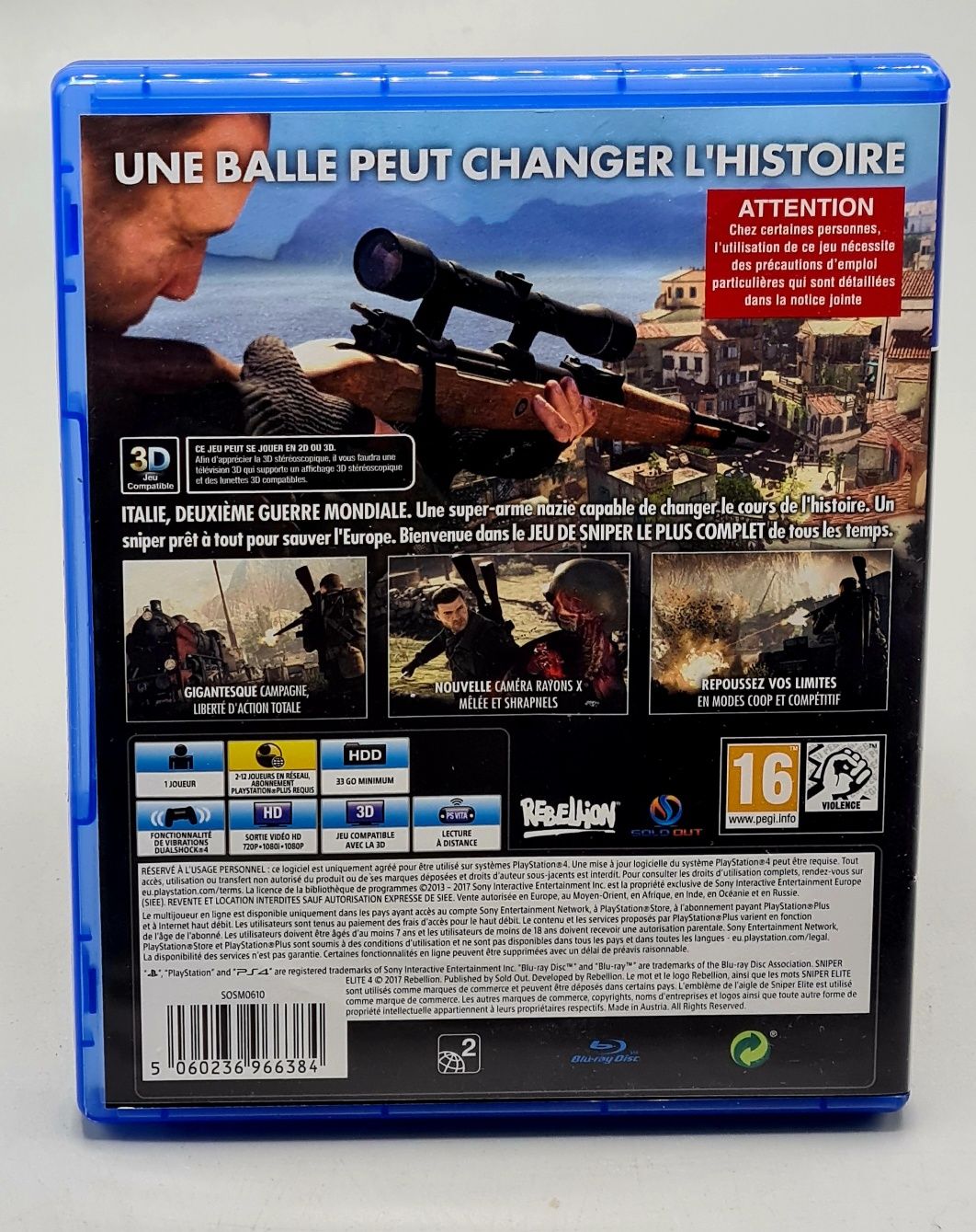Gra ps4 sniper elite 4 ps 4 gry sniper elite4