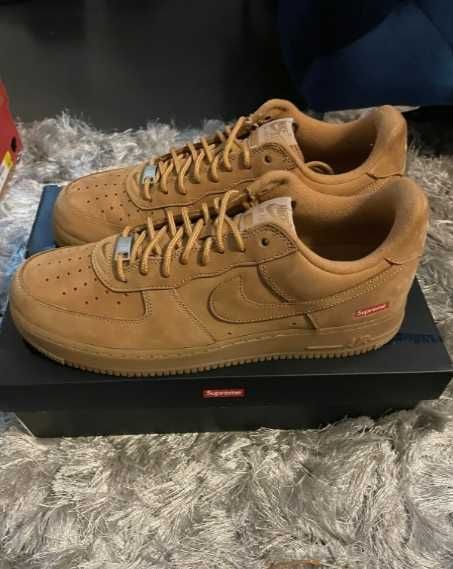 Buty Trampk Nike Air Force 1 Low SP Supreme Wheat R.45