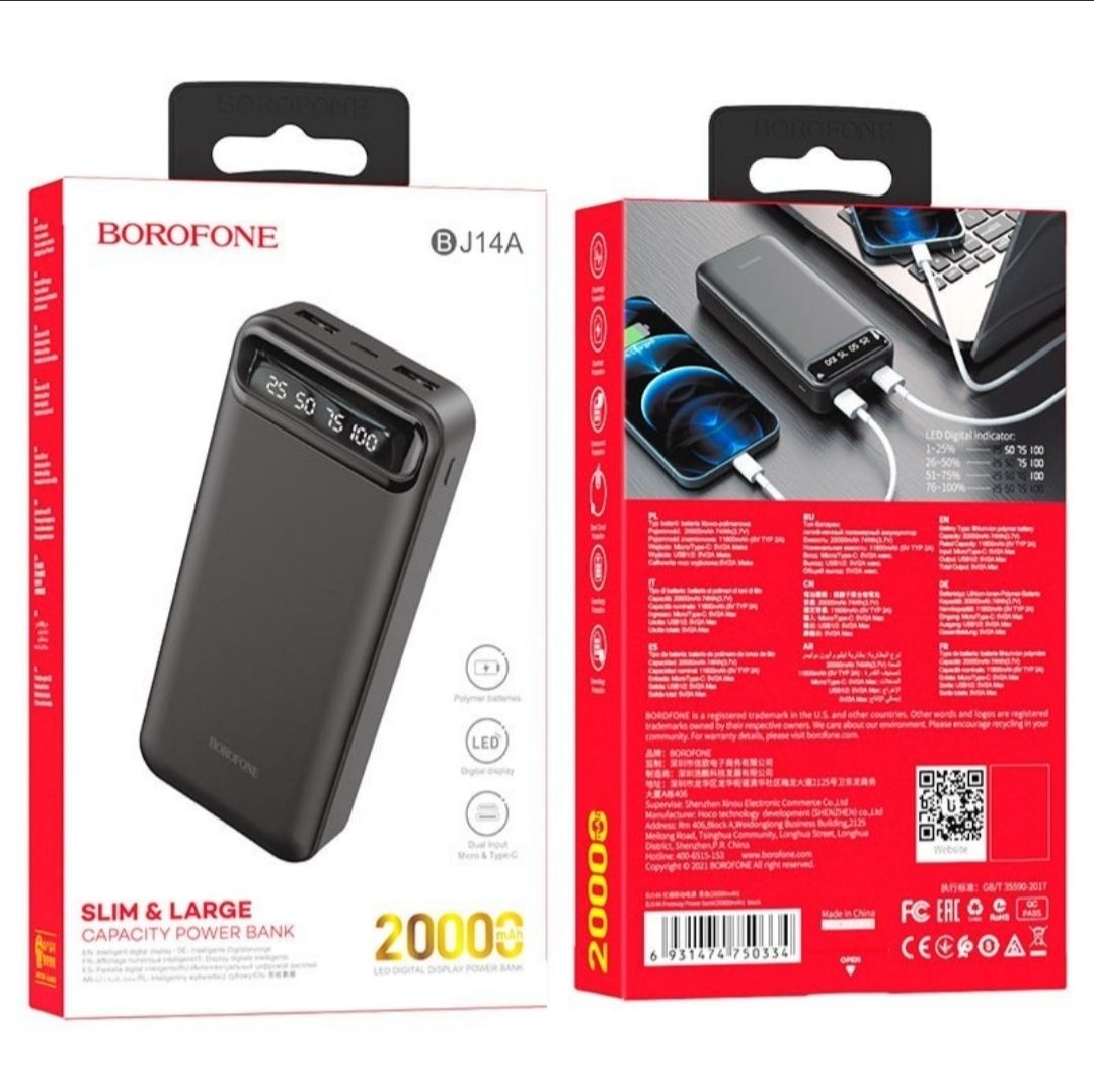 Павербанк Borofone BJ14A 20000 mAh