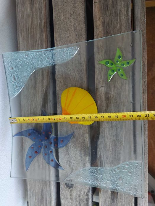 Prato de vidro veneziano