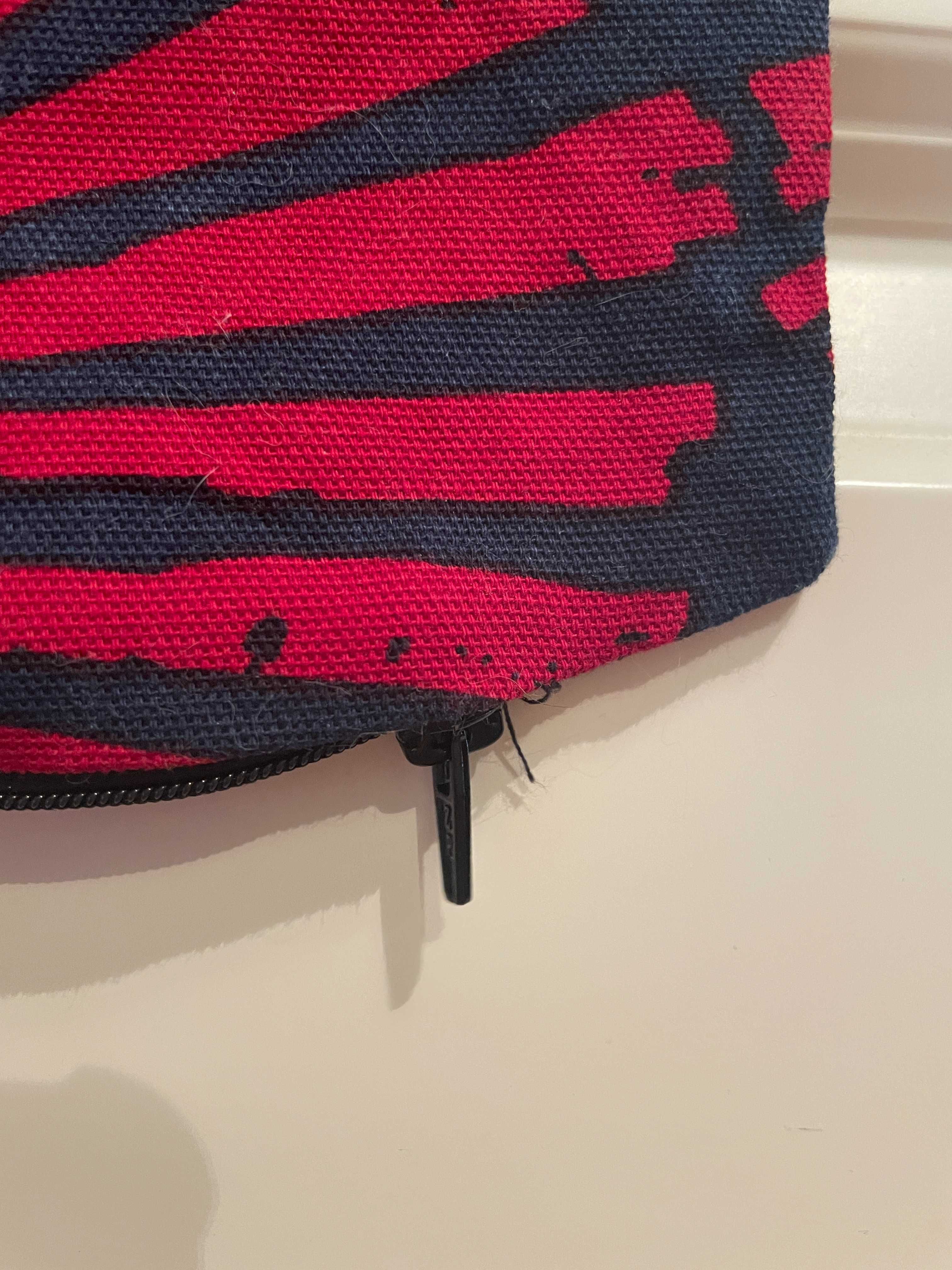 IKEA STJÄRNTULPAN poszewka na poduszkę 50x50 cm czerwono-granatowa