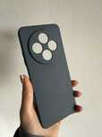 Silikonowe granatowe etui do XIAOMI REDMI 14C 4G