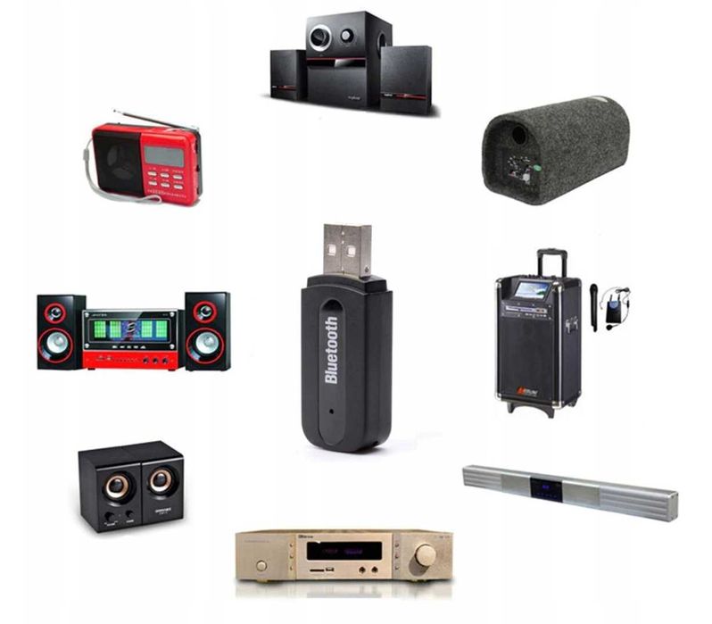 Odbiornik dźwięku ADAPTER BLUETOOTH na USB + AUX