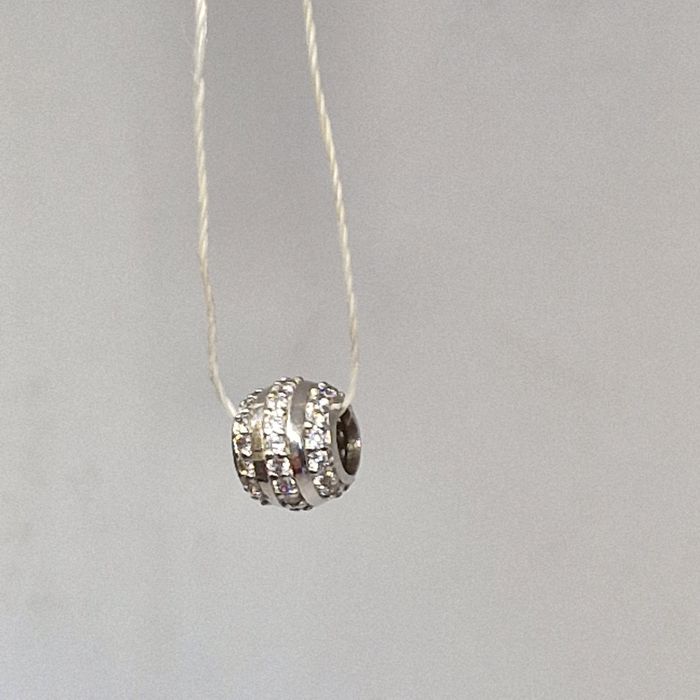 Підвіска - шарм з білого золота. Новий. Бренд Sova.