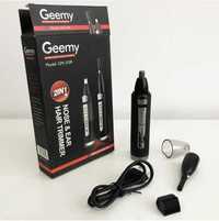 Тример акумуляторний Geemy GM-3109 2 в 1 бритва для носа та вух