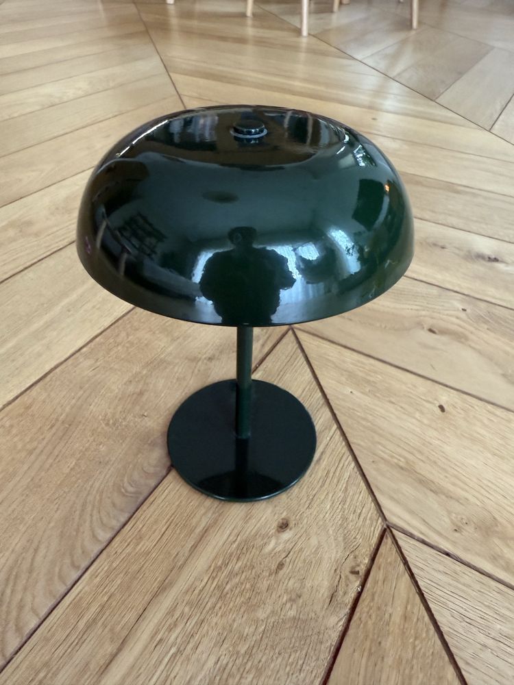 lampka zara home ciemnozielona