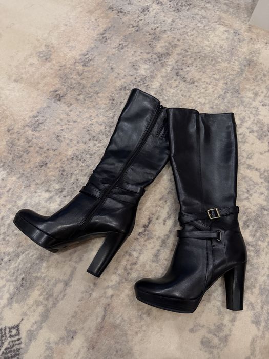 Jak nowe buty kozaki damskie zimowe skórzane r. 40 Mai Piu Senza