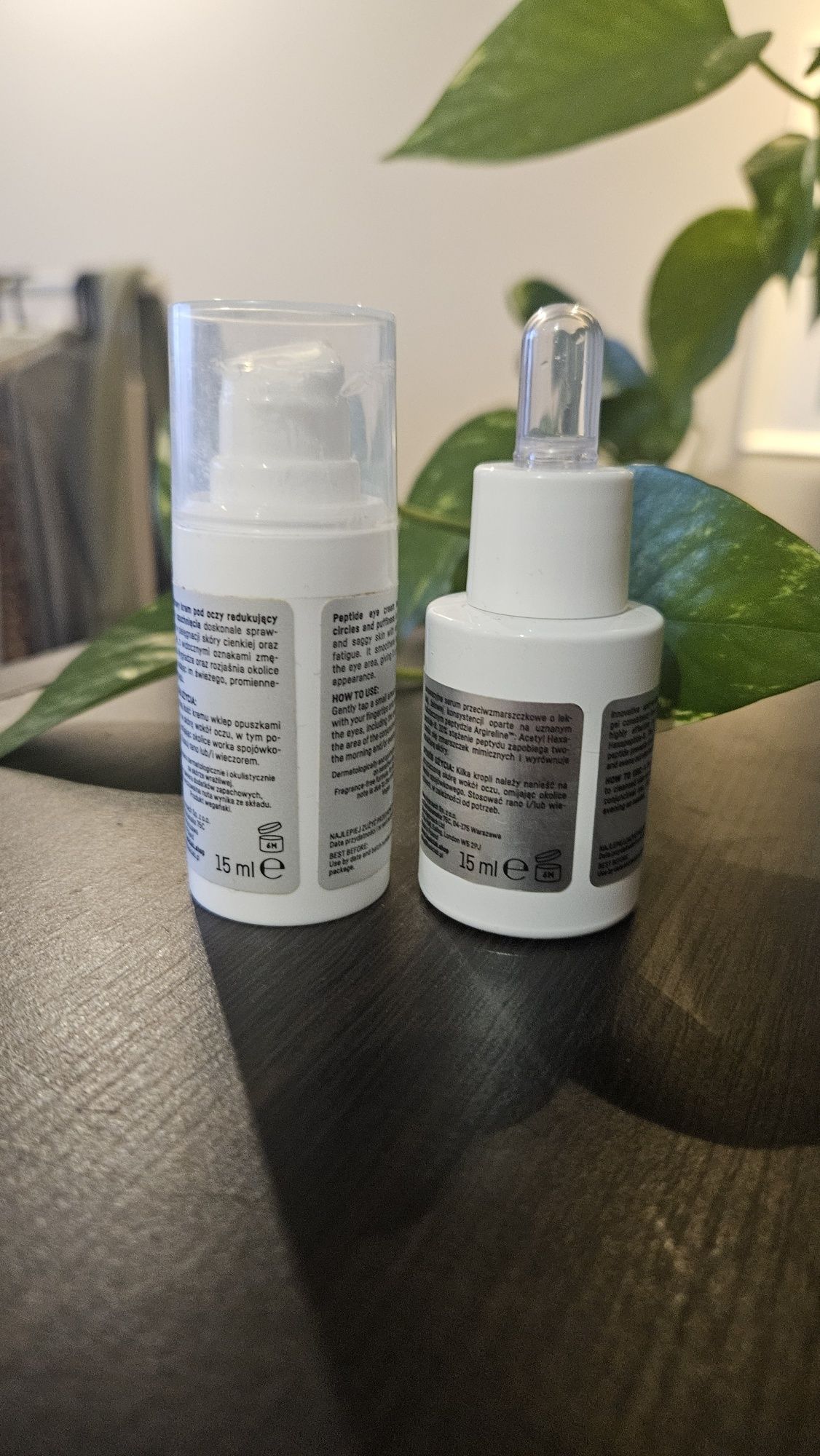 Basiclab peptydowy zestaw pod oczy krem serum