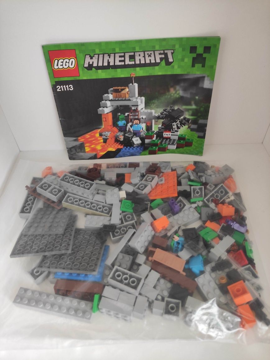Lego Minecraft 21113, Лего Майнкрафт "Печера".  Оригінал