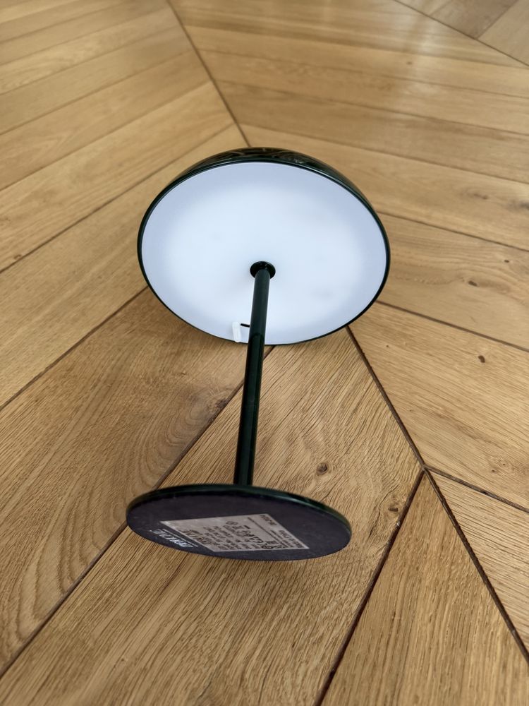 lampka zara home ciemnozielona