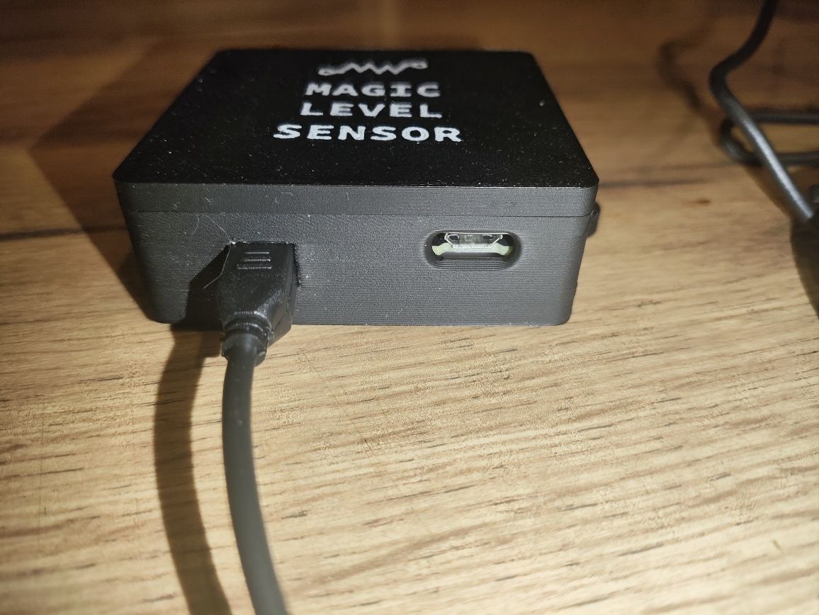 Magic level sensor - czujnik poziomu (soli w zmiękczaczu, wody, itp)