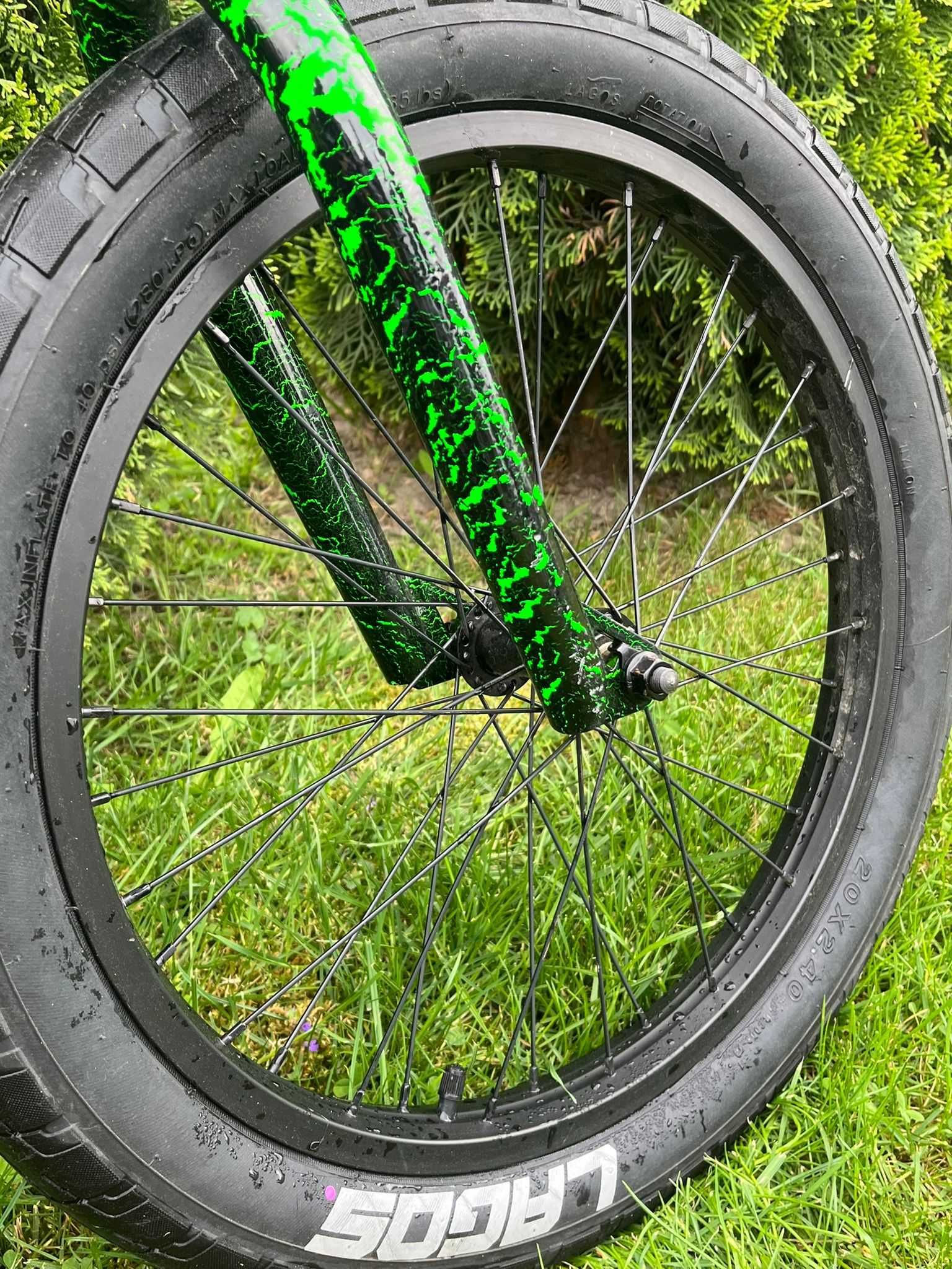 BMX Mafia Bike Green Splatter