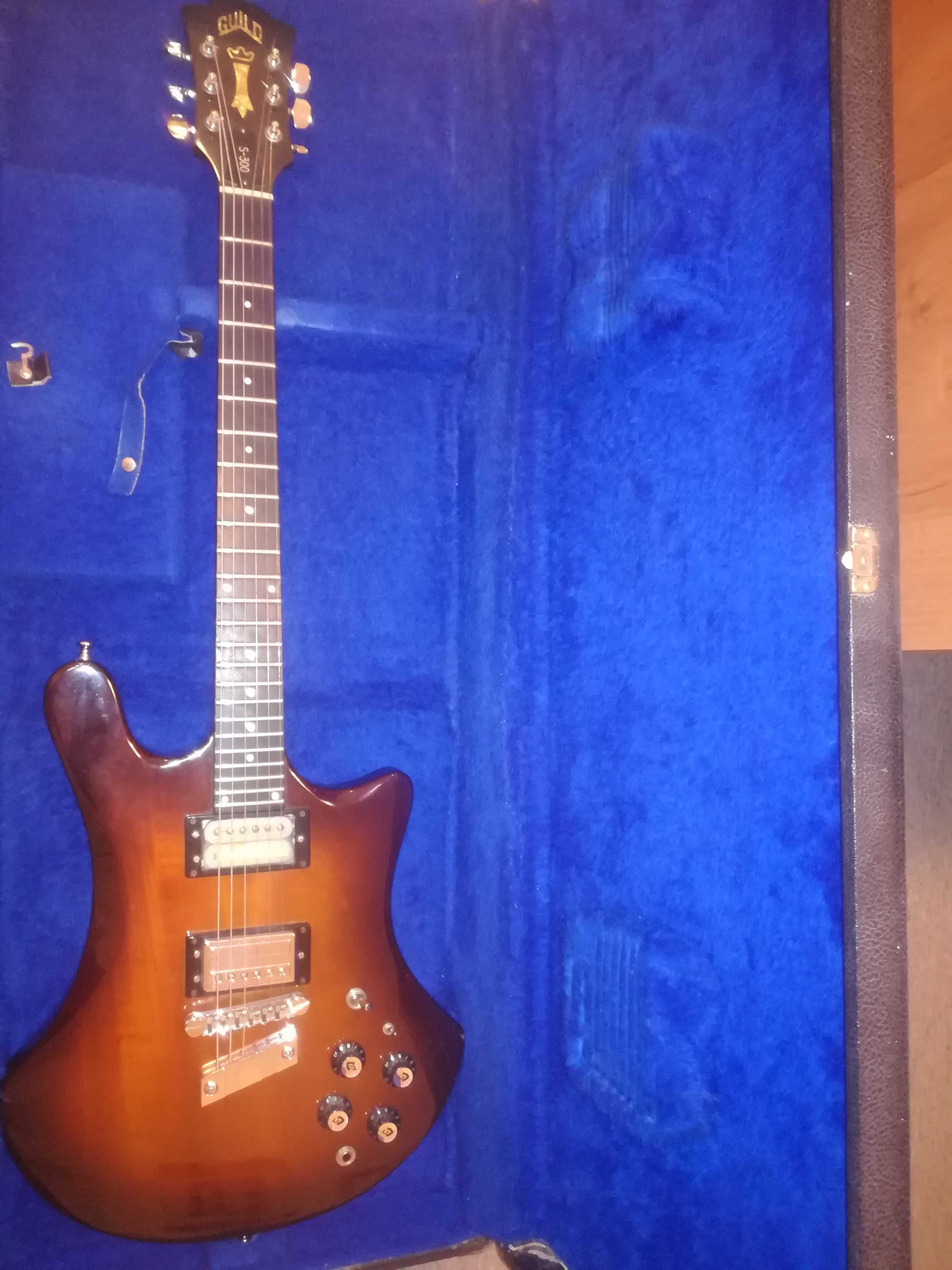 Gitara elektryczna Guild S-300 made in USA, mahoń i heban, lata 70-te!