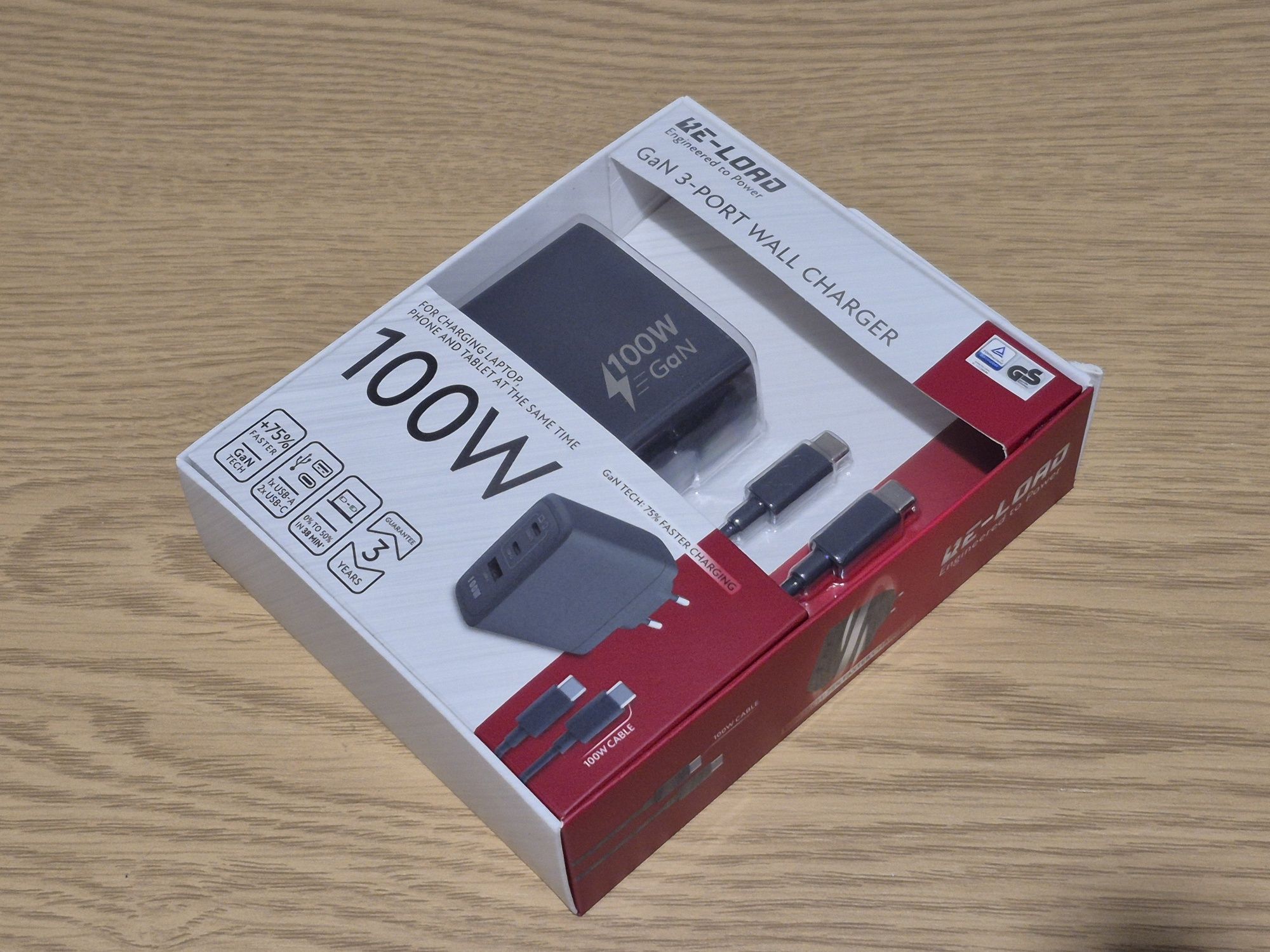 Szybka ładowarka 100W RE-LOAD GAN TECH 3