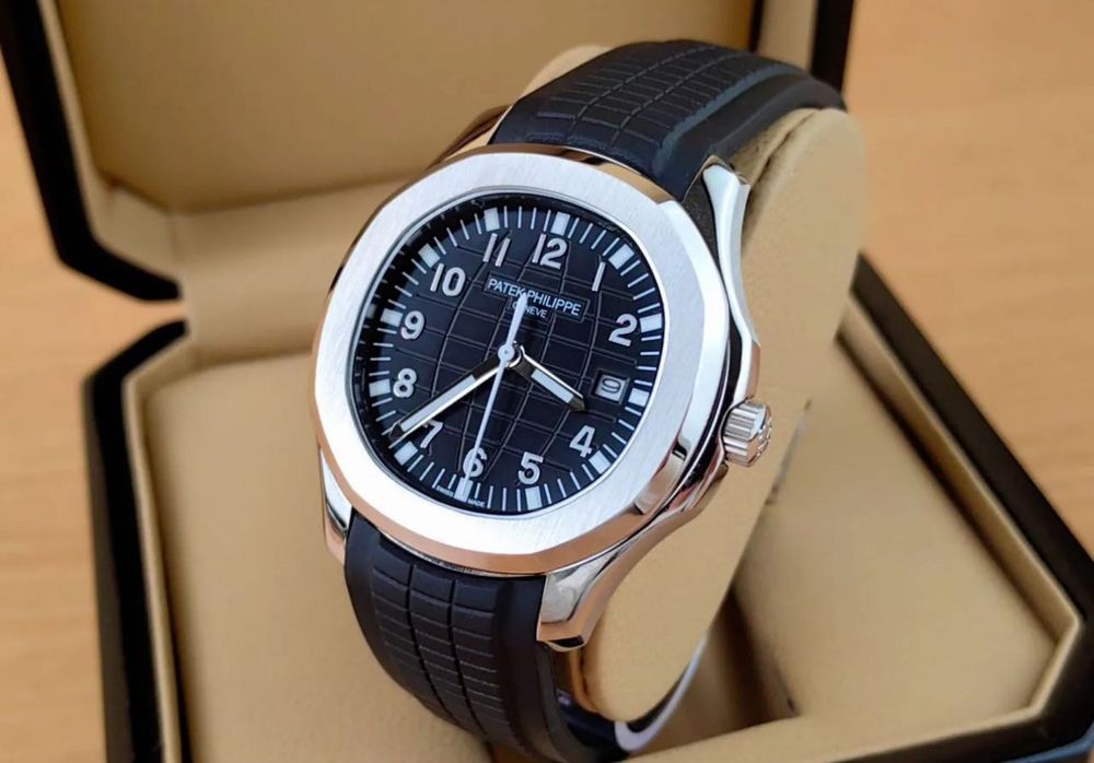 Мужские часы Patek Philippe Aquanaut каучуковые