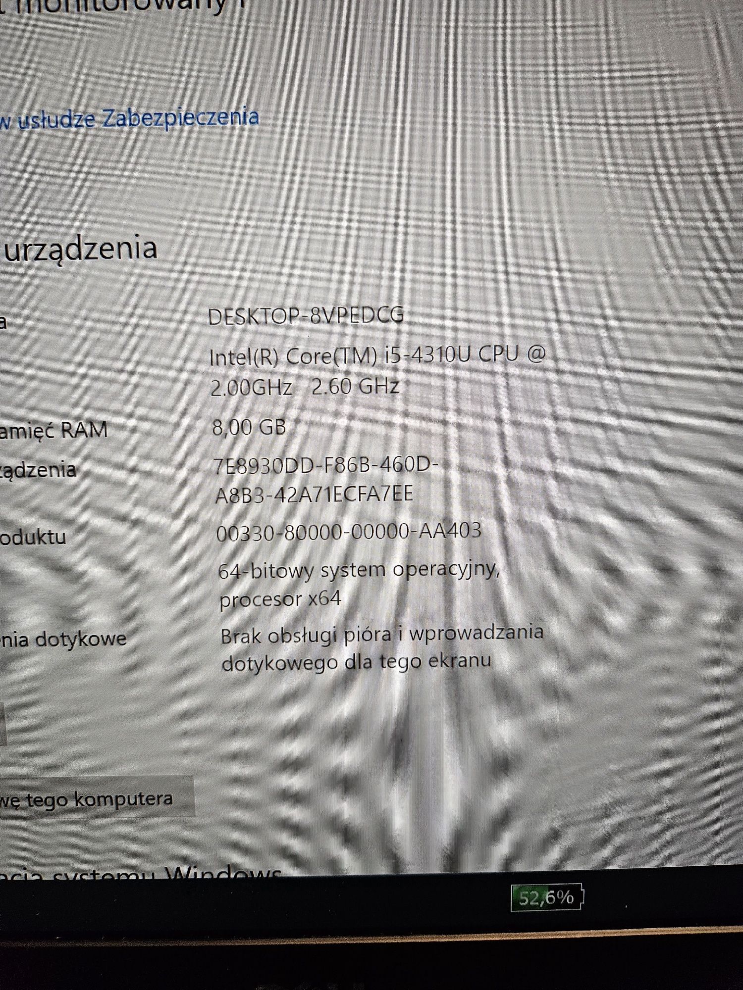 Dell e7440 i5 16/128 win10 14" fHD