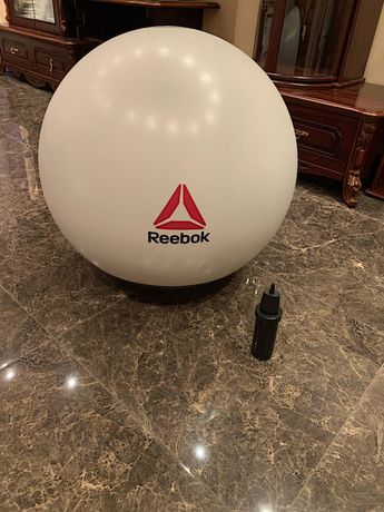 Мяч для фитнеса Reebok Studio 75 см Grey + ручной мини насос.