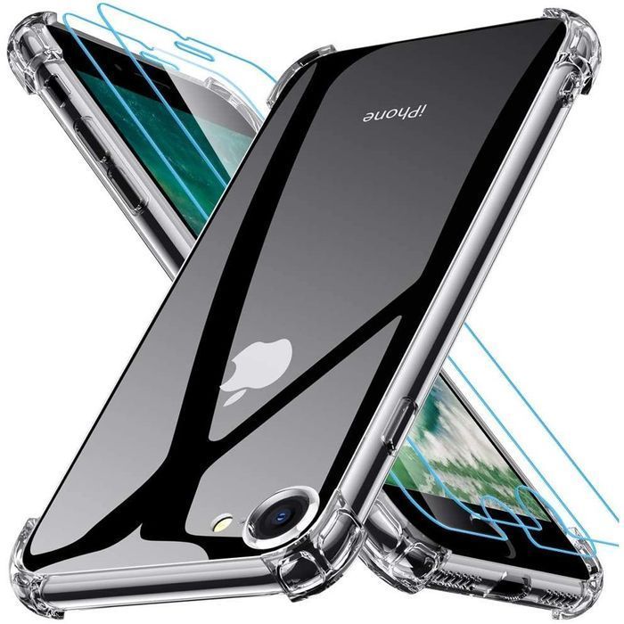 Wyświetlacz Lcd Szybka Do Iphone 7 + Etui 2 Szkła