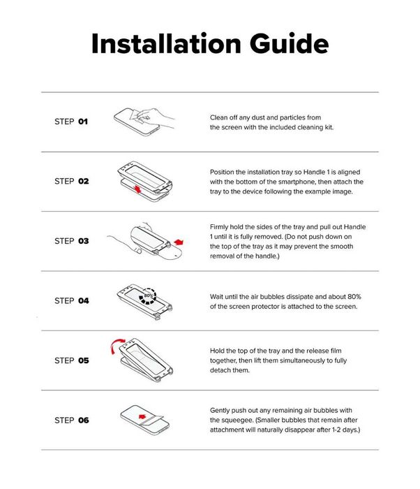 Защитное стекло Ringke Easy Slide 2-Pack для Samsung S25 Edge Clear