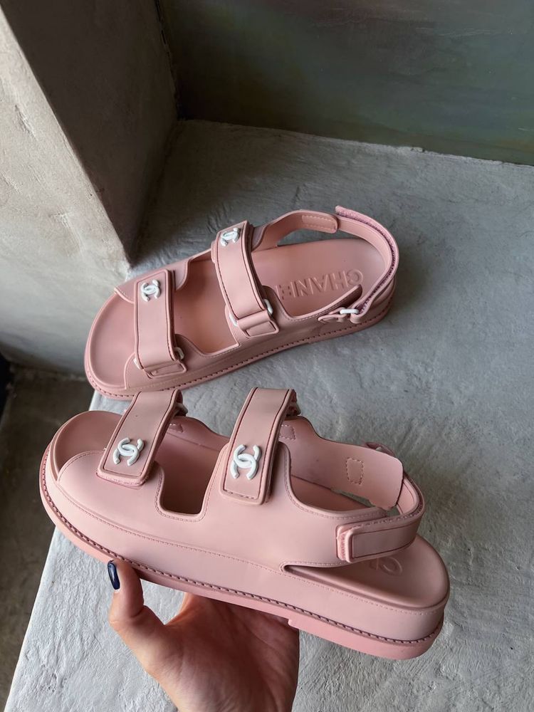 Sandaly Chanel dad pink