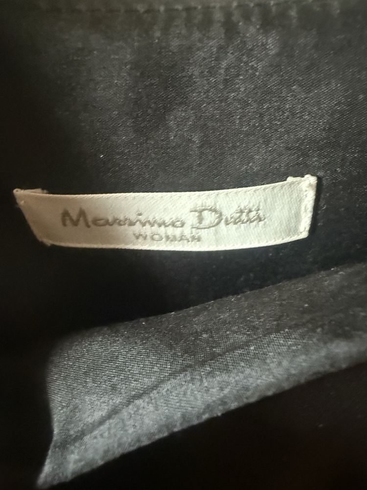 Massimo Dutti spódnica jedwabna, czarna.