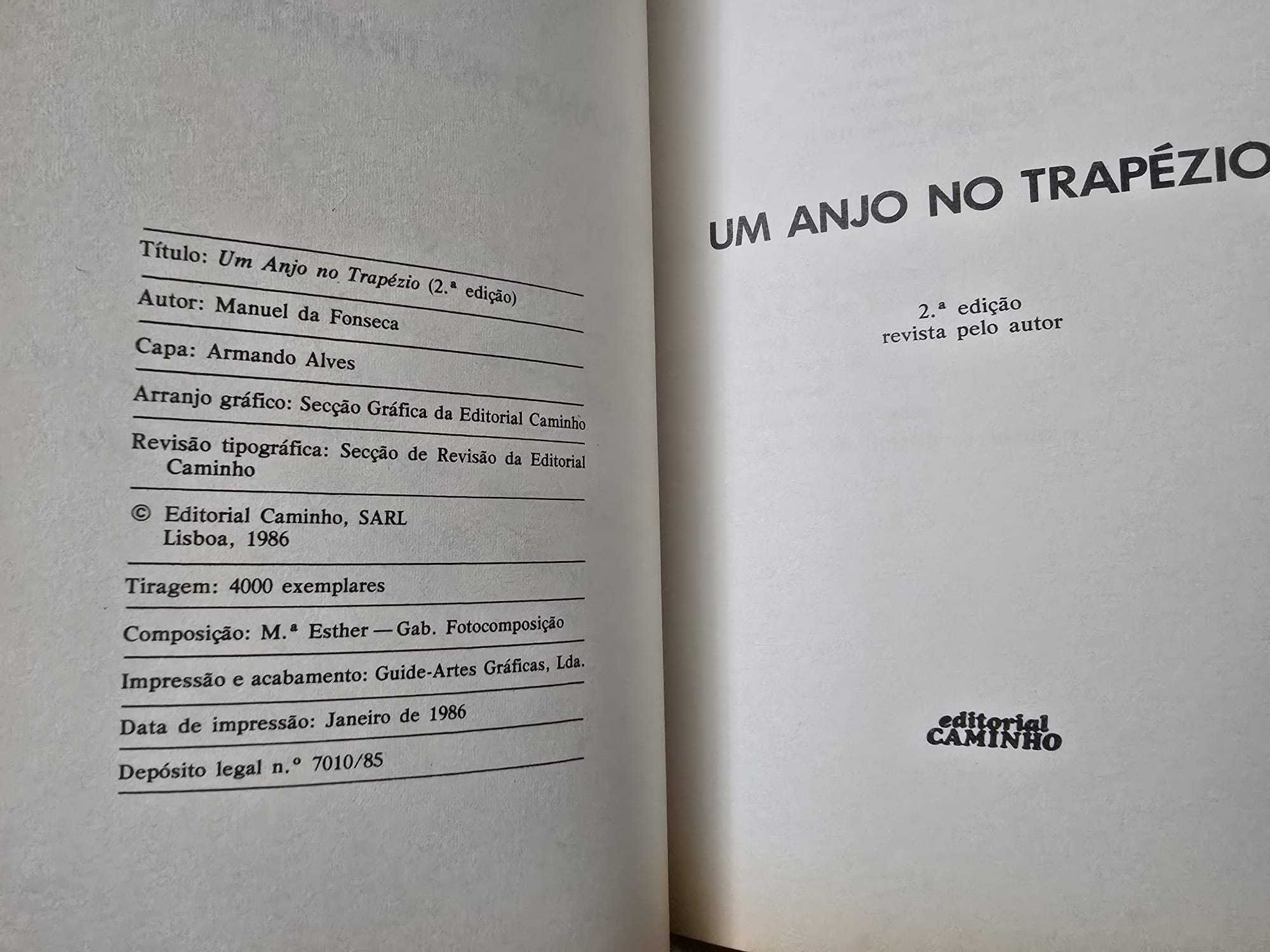 Um Anjo no Trapézio - Manuel da Fonseca