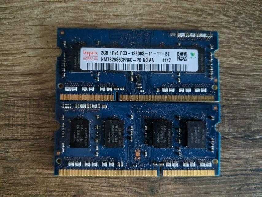 Оперативна пам'ять для ноутбуків DDR3 2Gb 1600MHz 12800s Hynix SODIMM