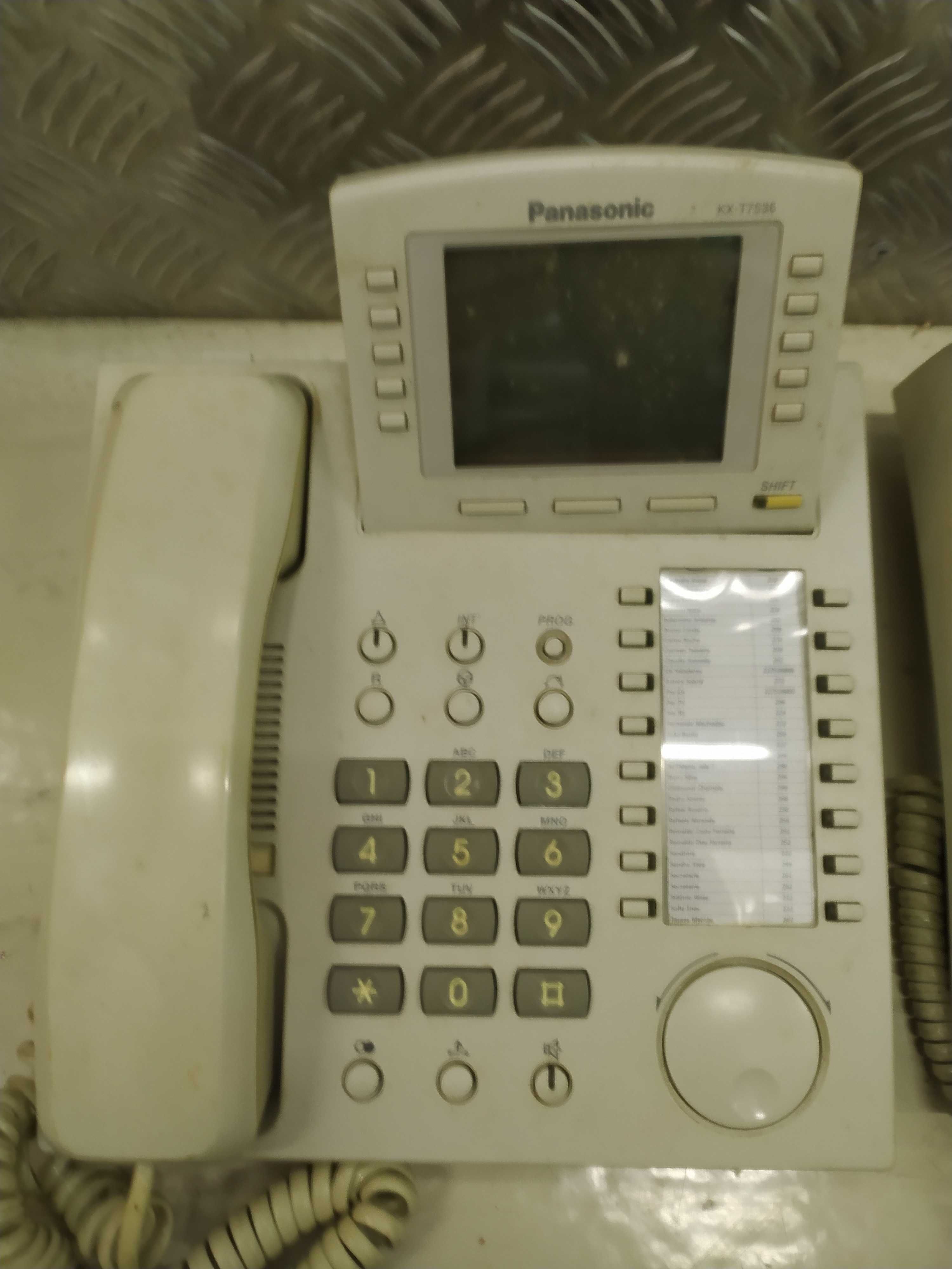 Telefones e Central Panasonic, por unidade