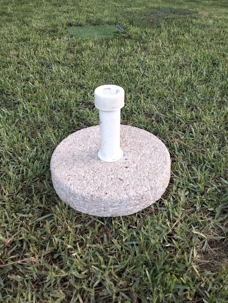 Base para guarda sol em betão