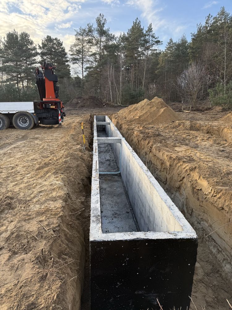 Kanały samochodowe Tir betonowe szczelne 4m 6m 8m 12m