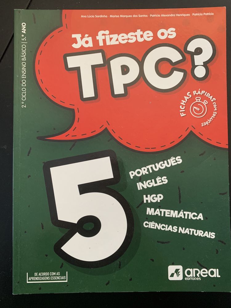 Já fizeste os TPC? - 5°Ano