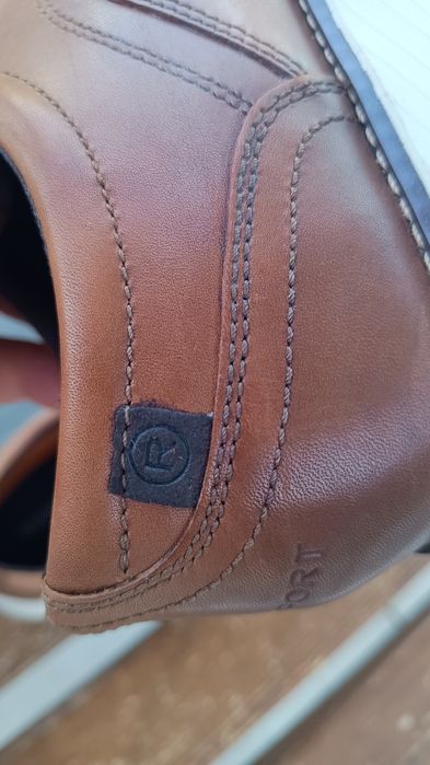 Rockport  Amerykańskie męskie wygodne buty skórzane, 100% Skóra, 43
