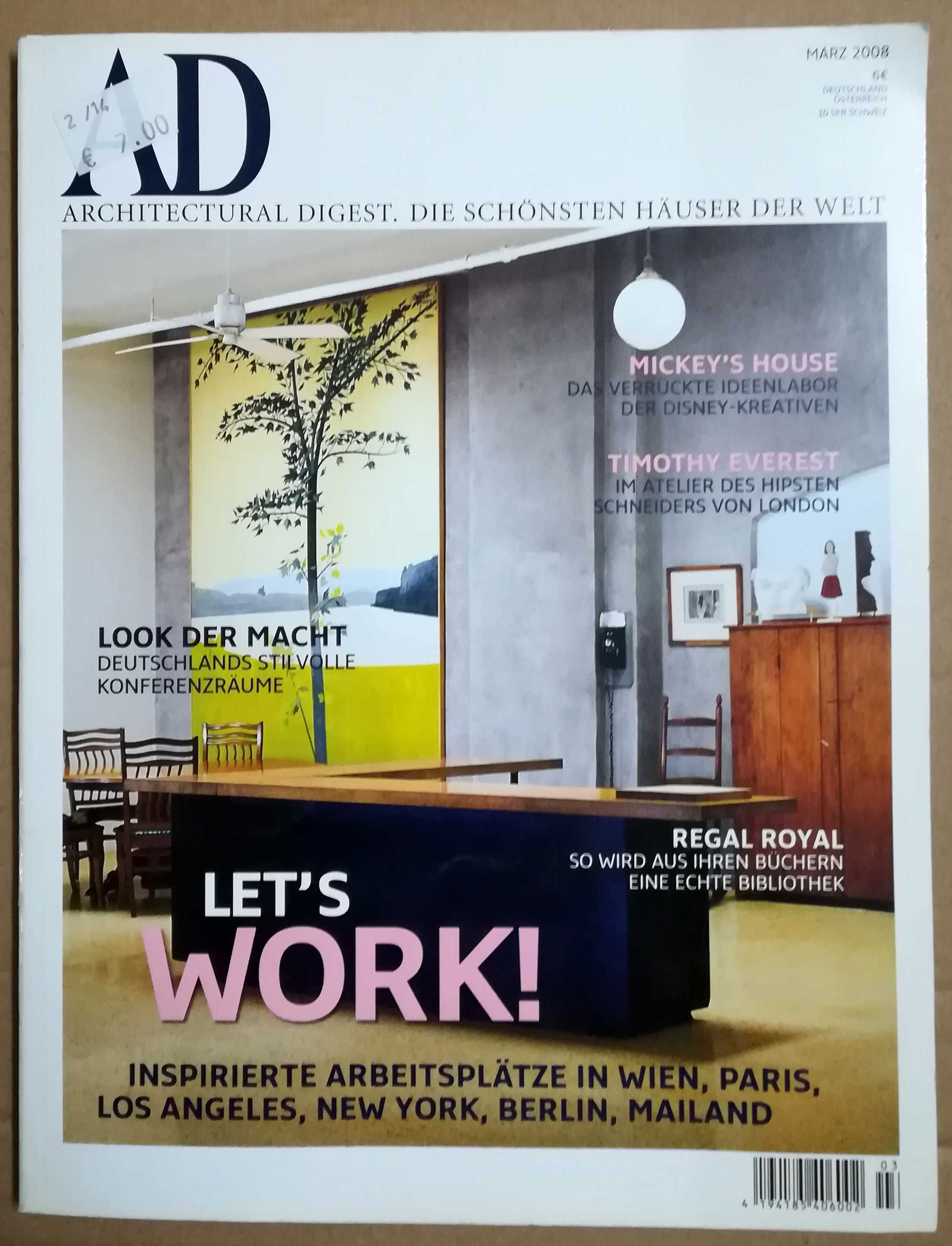 Revistas L+arte, Architectural Digest, Attitude, Ambiente e Umbigo