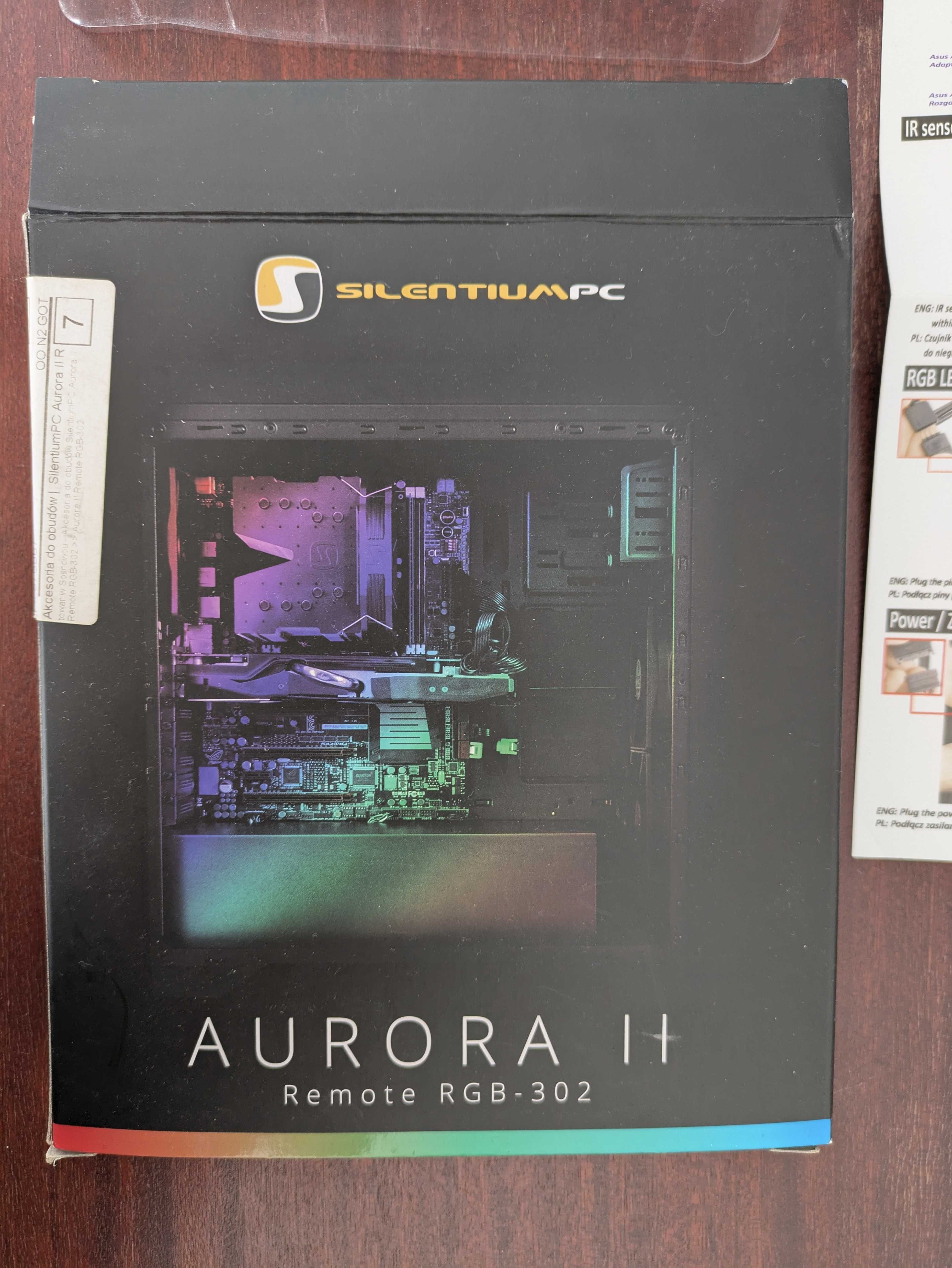 Paski LED do komputera SilentumPC Aurora II Remote rgb-302