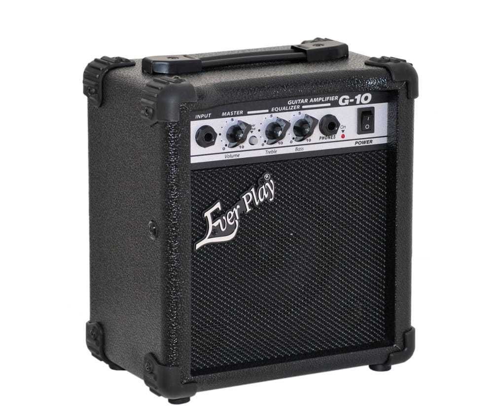 Gitara elektryczna Ever Play SG czarna + wzmacniacz / zestaw XXL