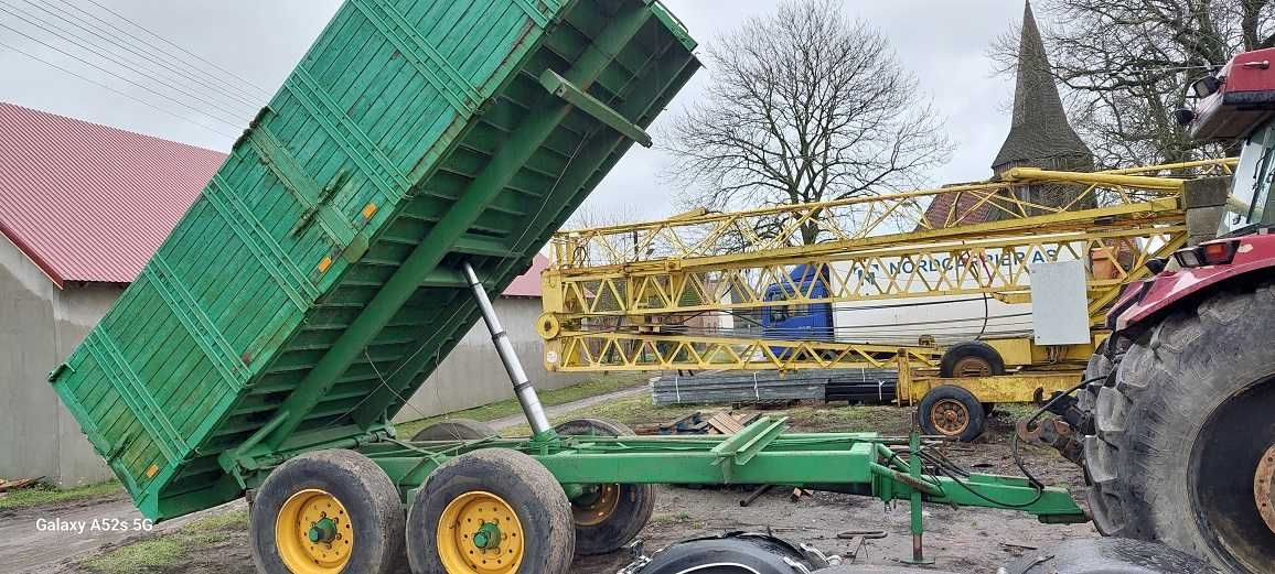przyczepy tandem 4.5mx2.25x1,15m 10t wywrot na 3 strony