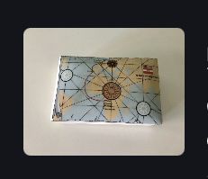 Caixa de charutos em Porcelana Árticos