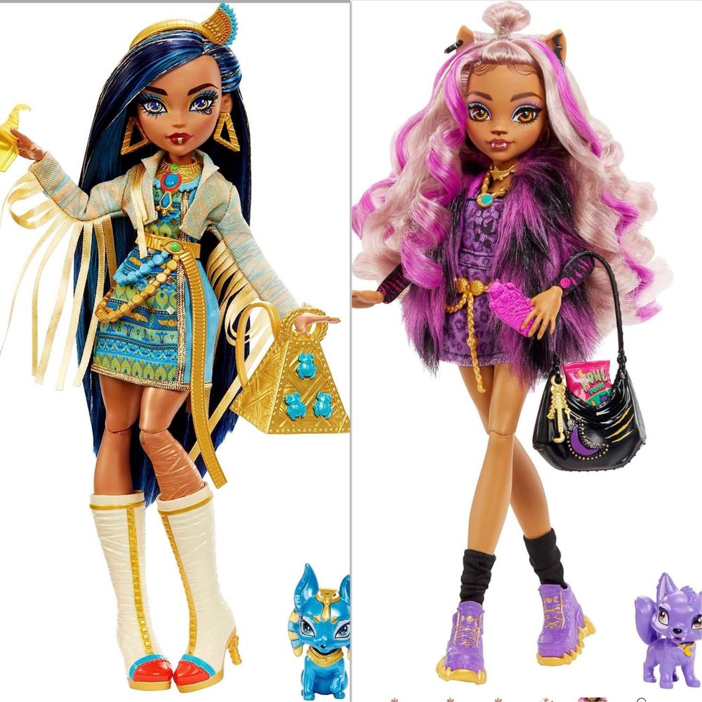 Лялька Monster High Clawdeen Wolf, Cleo de Nile