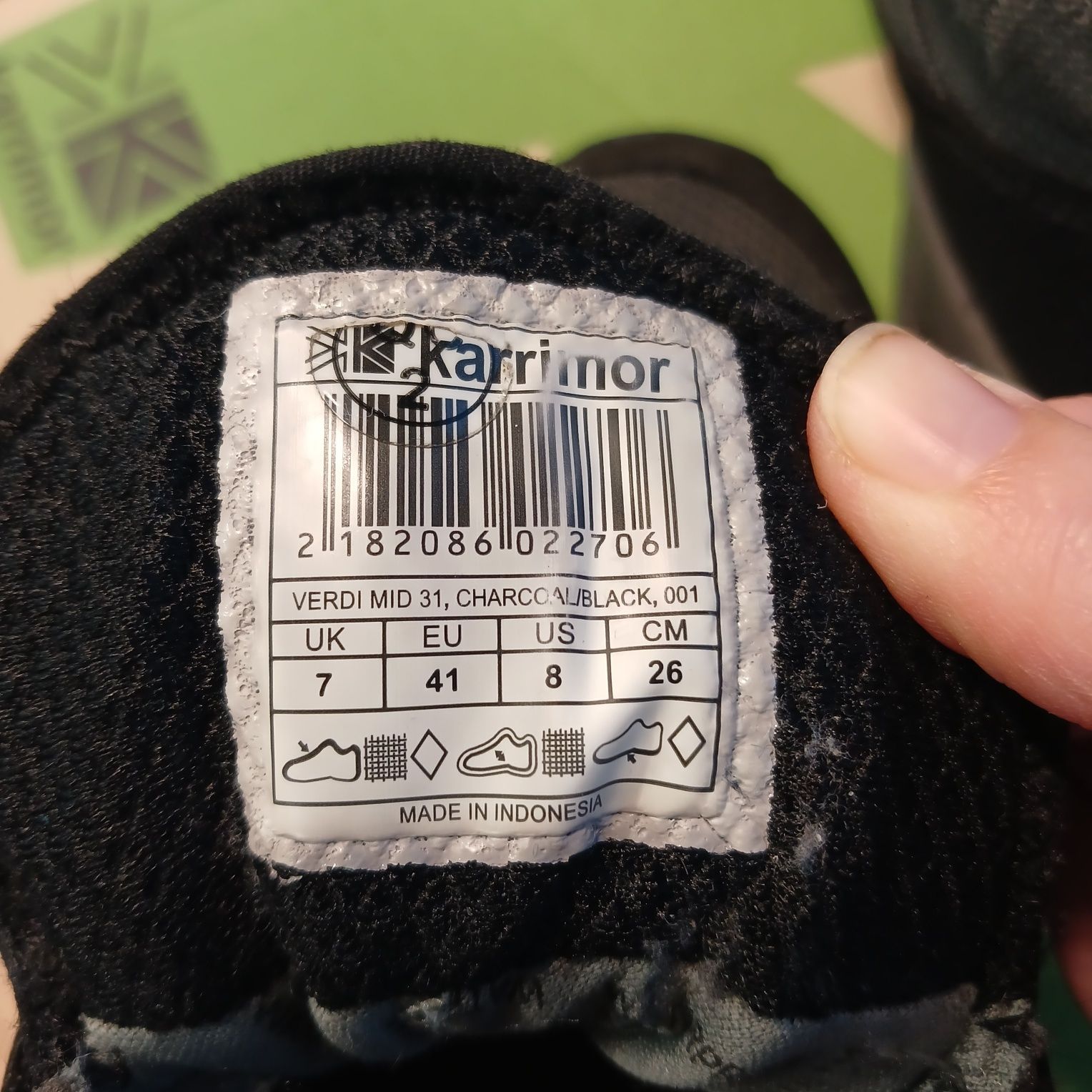 Черевики зимові  karrimor .