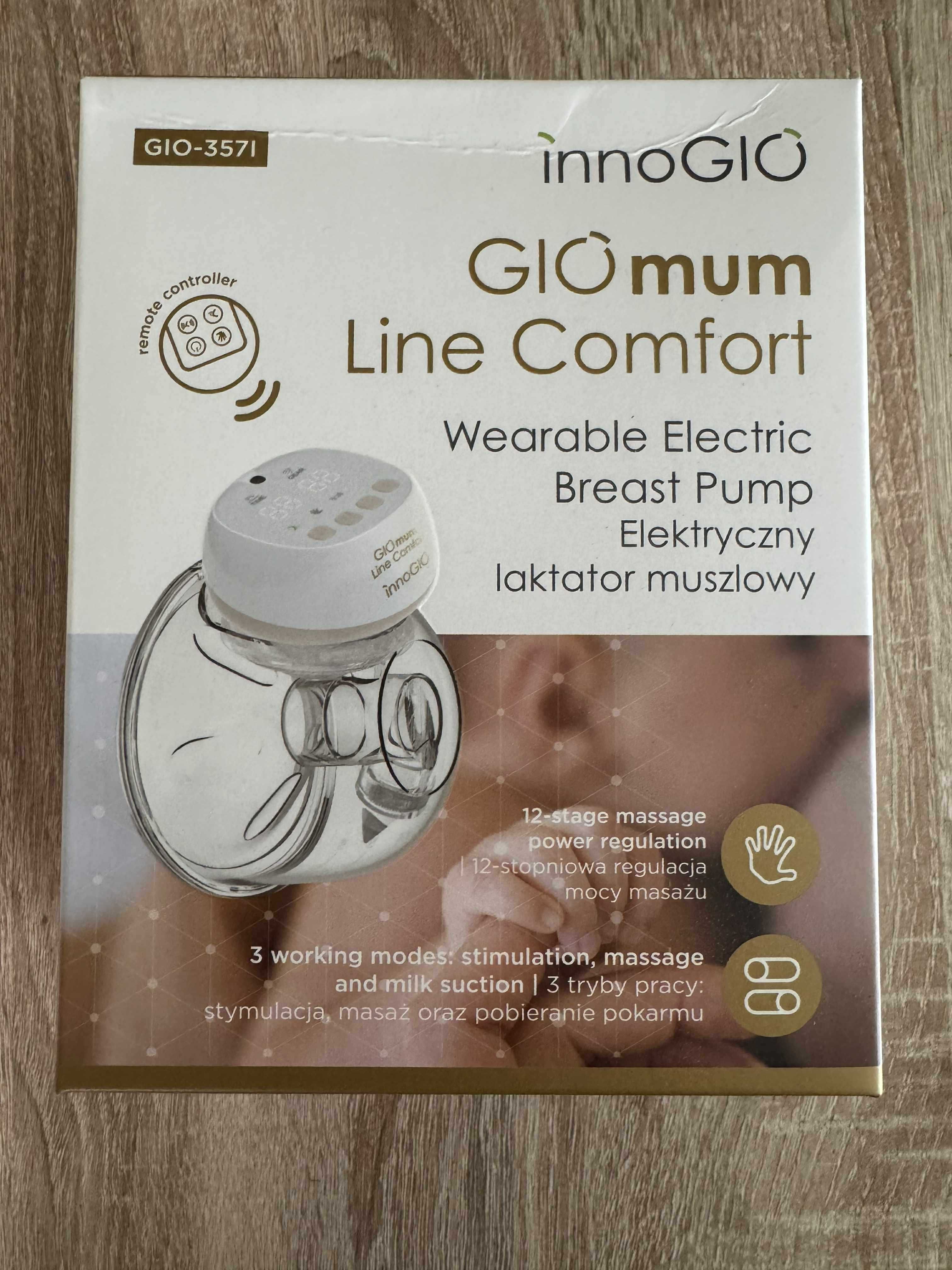 Laktator innoGIO GIOmum Line Comfort 357 + torebki na pokarm bocioland