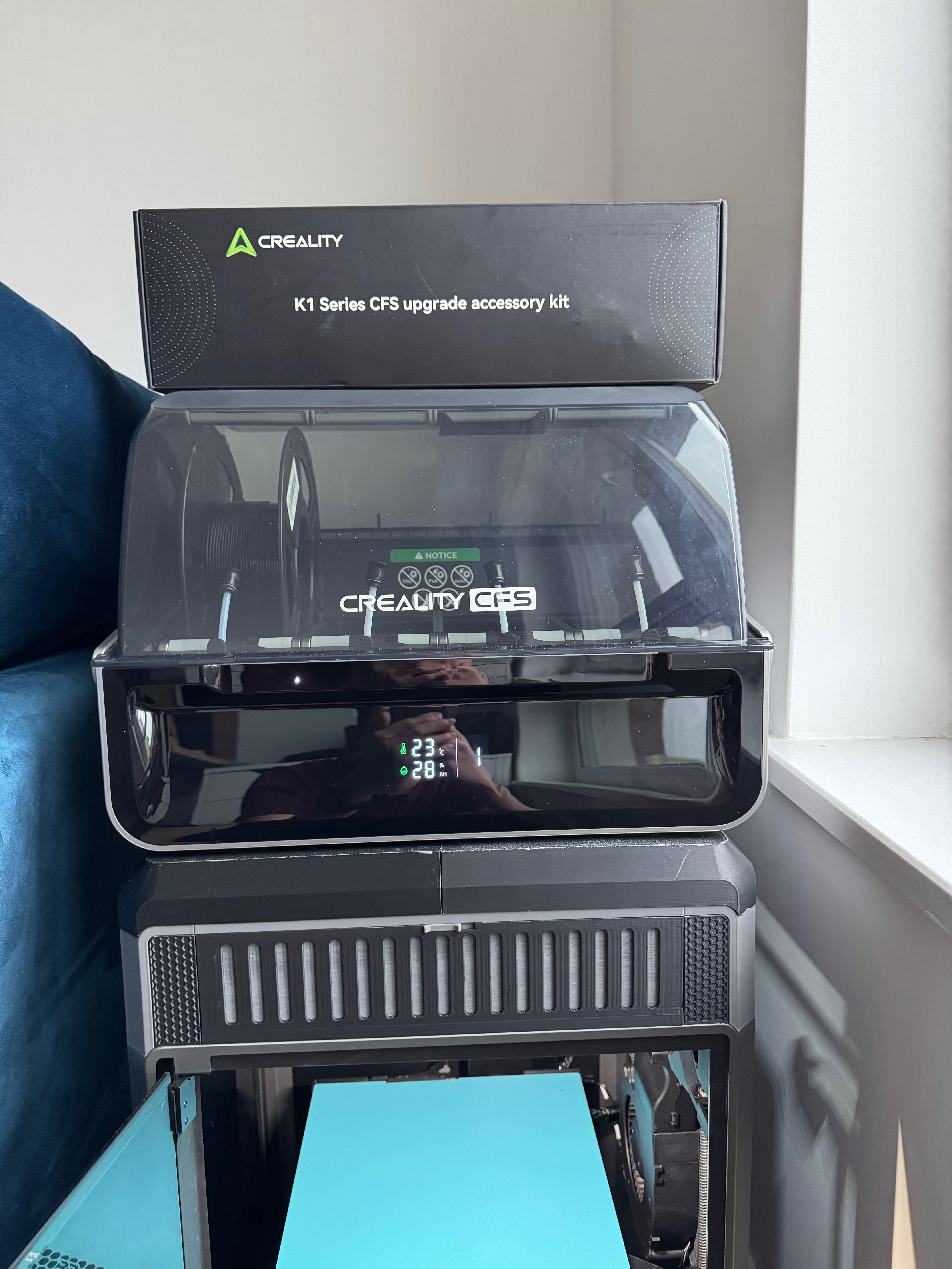 Drukarka 3D Creality K1C + system CFS + dodatki