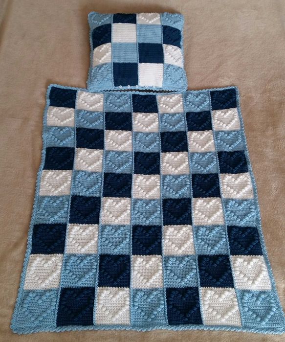 Mikołaj Gwiazdka. Kocyk niemowlęcy z powłoczką na jasiek