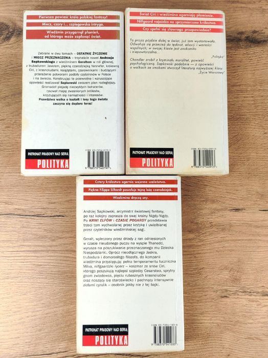 Wiedźmin 1-3 / Polityka / Andrzej Sapkowski