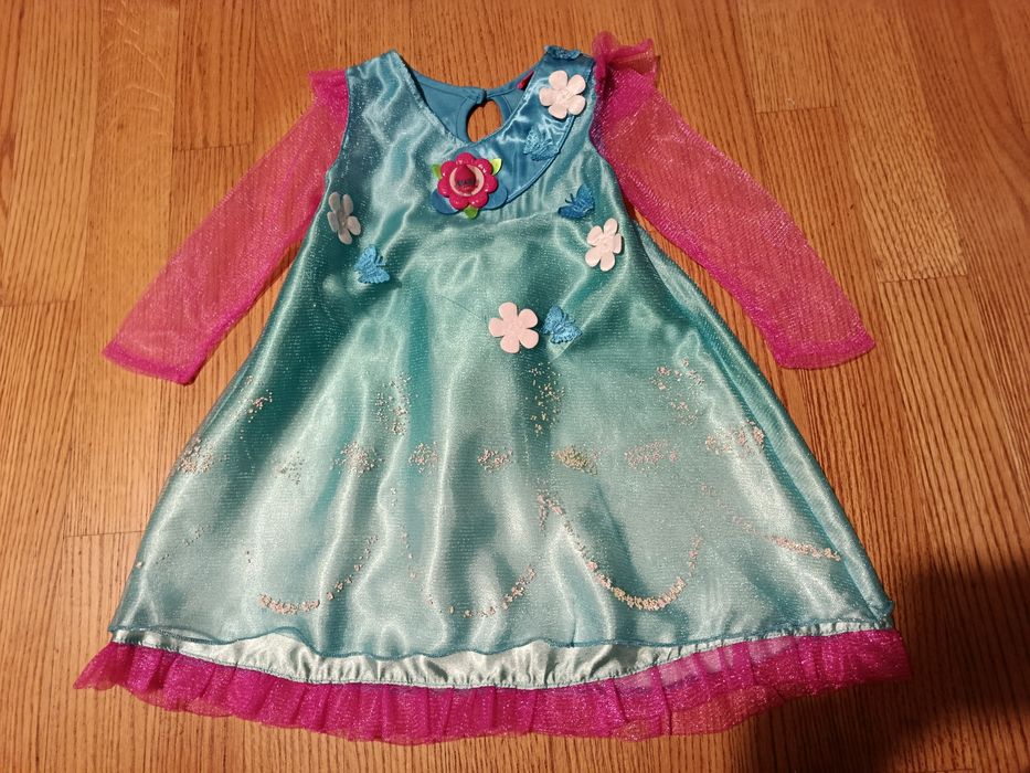 Карнавальное платье, тролль Розочка, Смурфики.