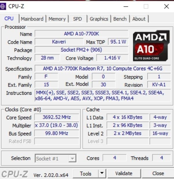 Komputer PC Procesor AMD a10 7700k 
płyta główna A88xm-e35 v2