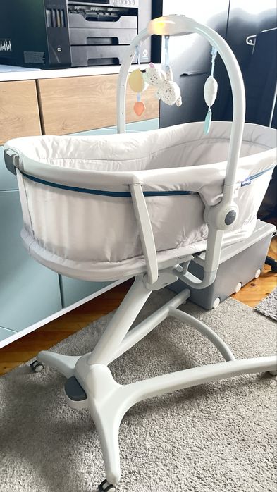 Дитяче ліжечко 4в1 крісло для годування Кенгуру Розвиваючий килимок