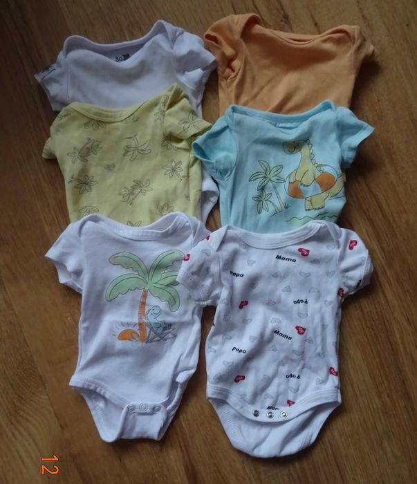 Body niemowlęce mega duży zestaw rozmiary 50 i 58